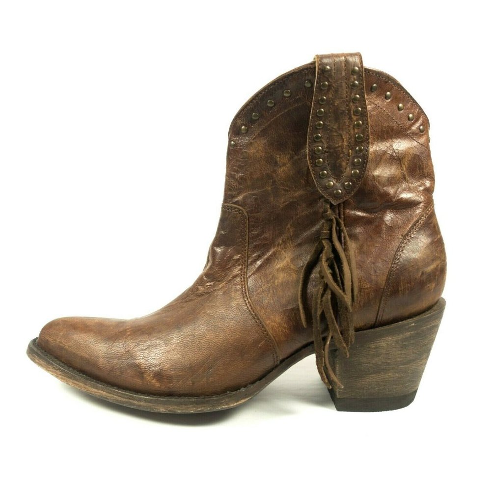Idyllwind Distressed Leather Ankle Boots